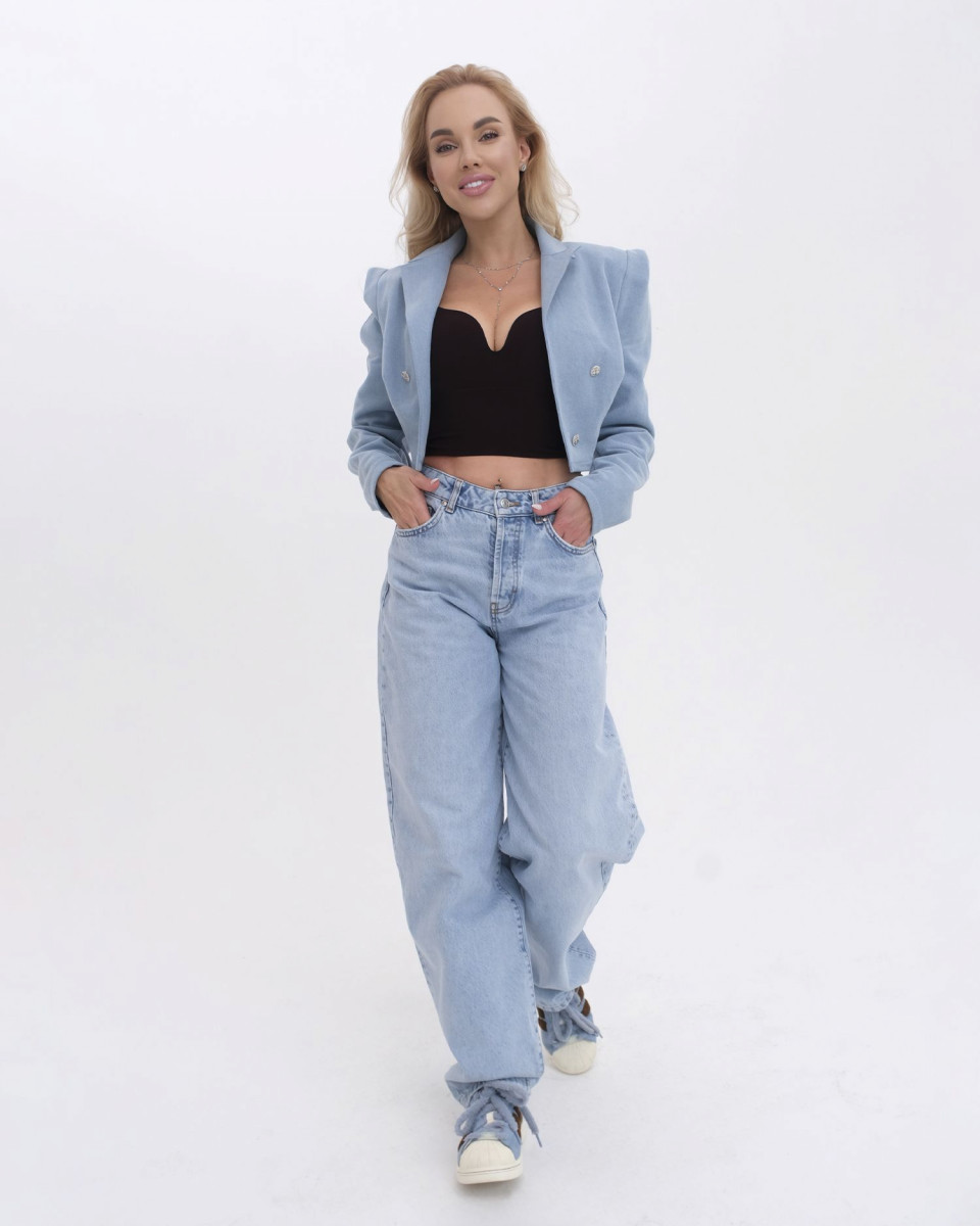 Пиджак Sky Ivory Denim Взрослый, фото 9