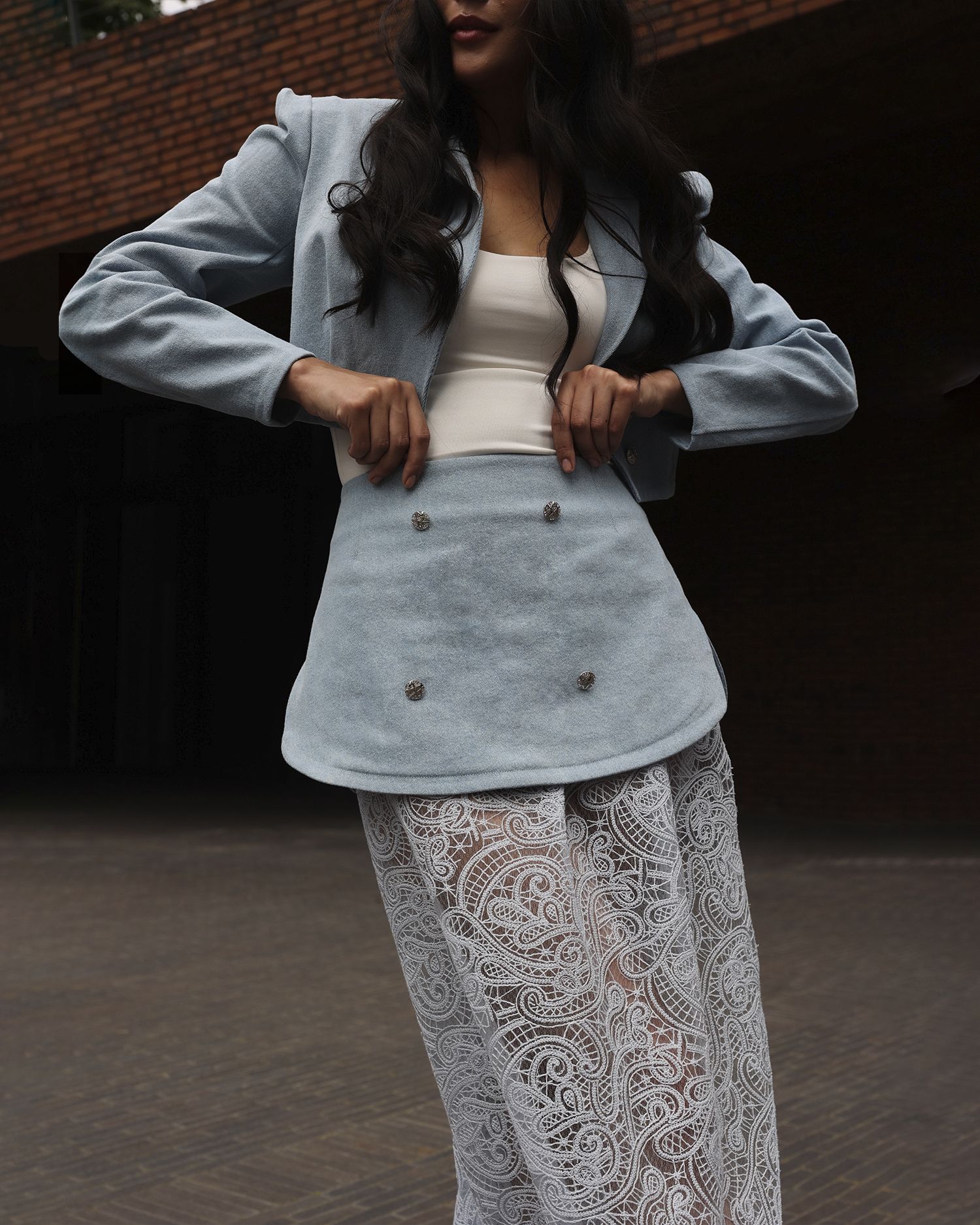 Юбка Sky Ivory Denim Взрослая